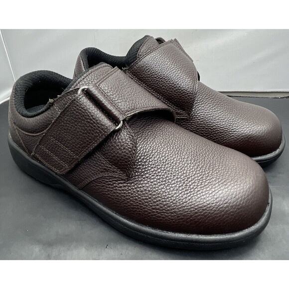OrthoFeet Broadway Brown G520 Orthopedic Diabetic Shoes Mens 9.5 4E Extra Wide main image 7